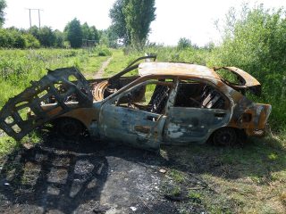 abandoned cars