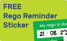 Get Rego Reminder Sticker